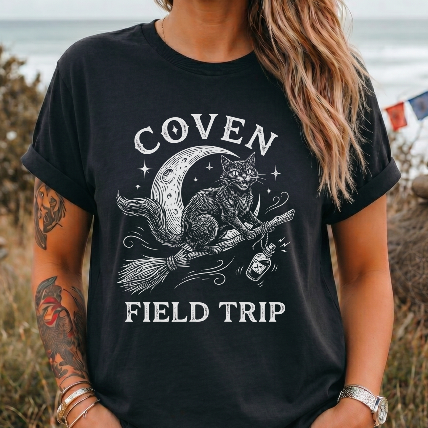 Coven Field Trip Cat T‑Shirt