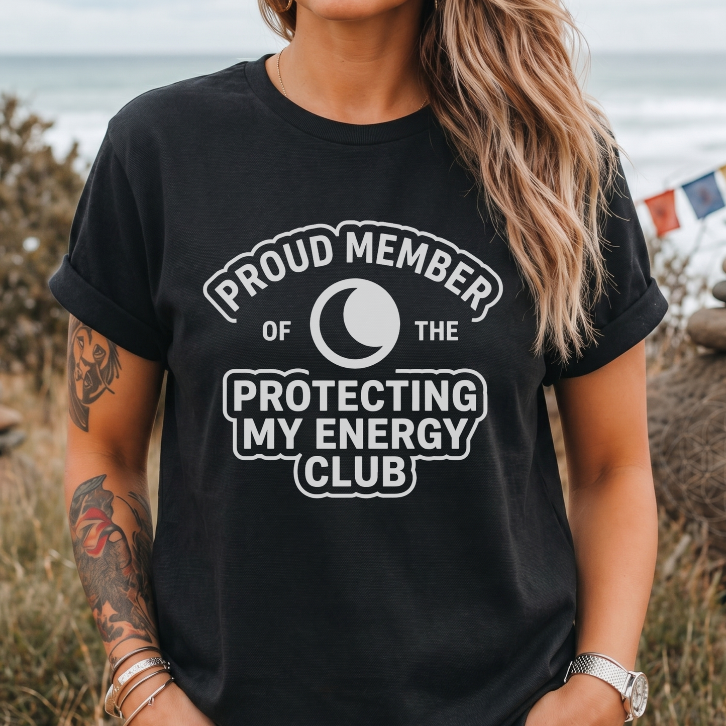 Protecting My Energy Club T-Shirt