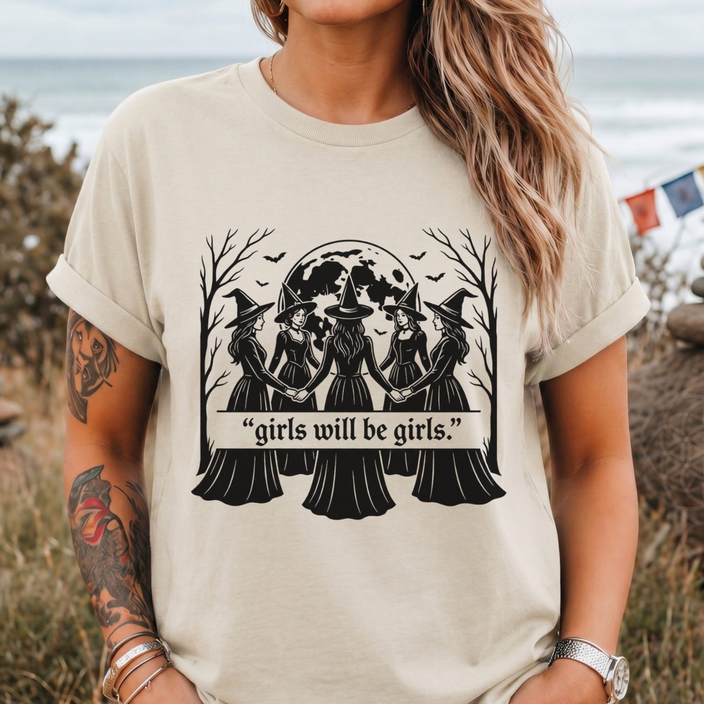 Witchy Sisters T‑Shirt
