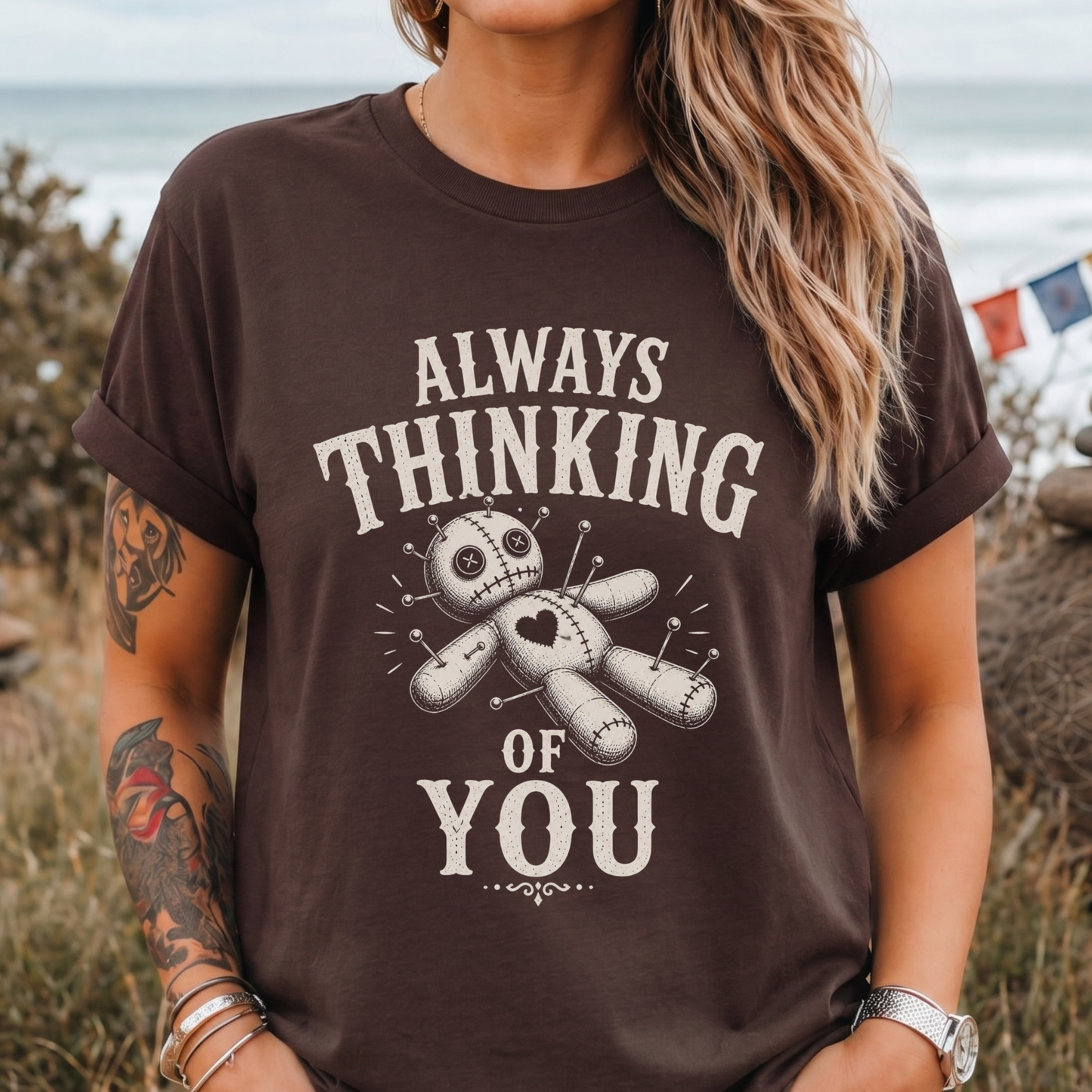 Always Thinking of You Voodoo Doll T-Shirt