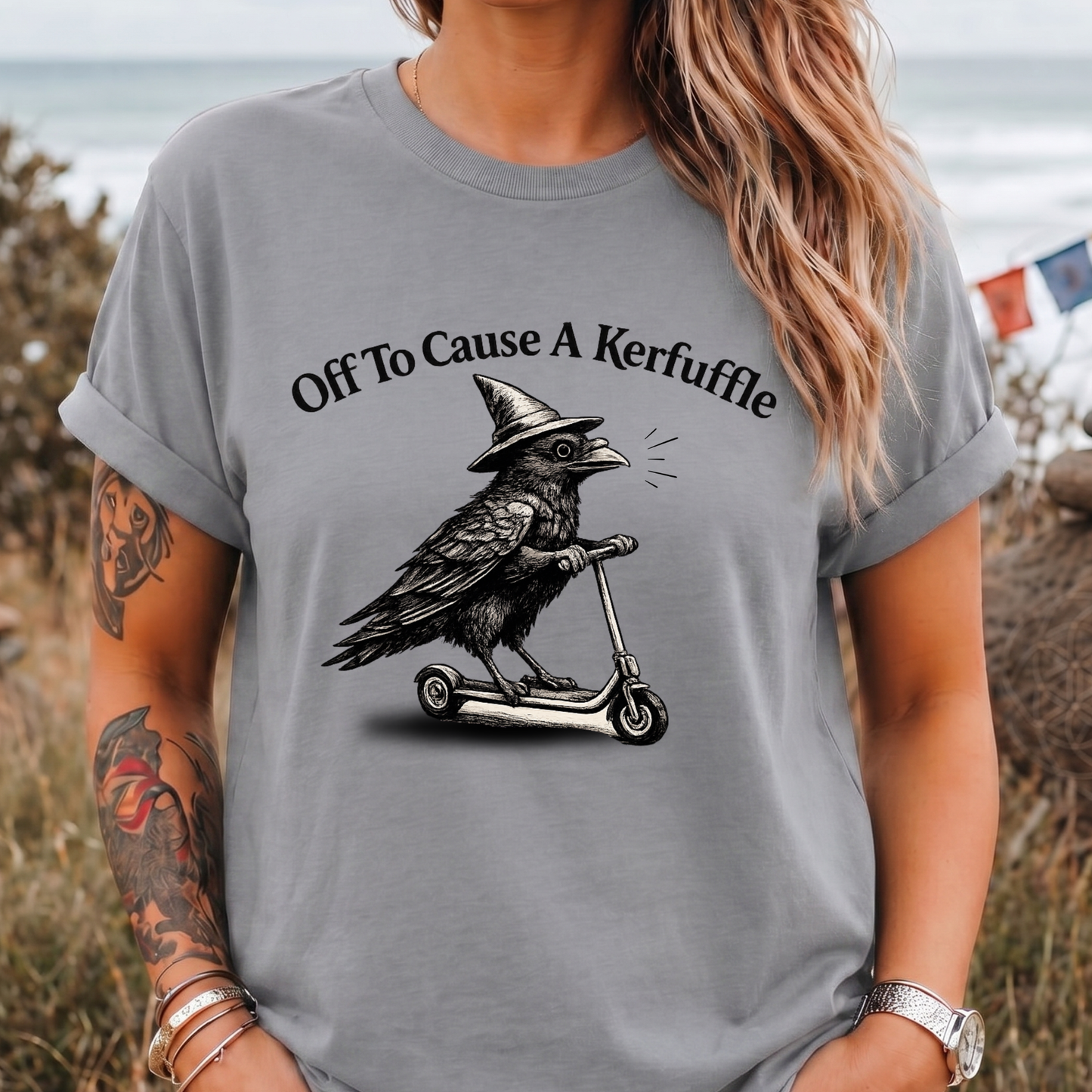Kerfuffle Raven Scooter T-Shirt