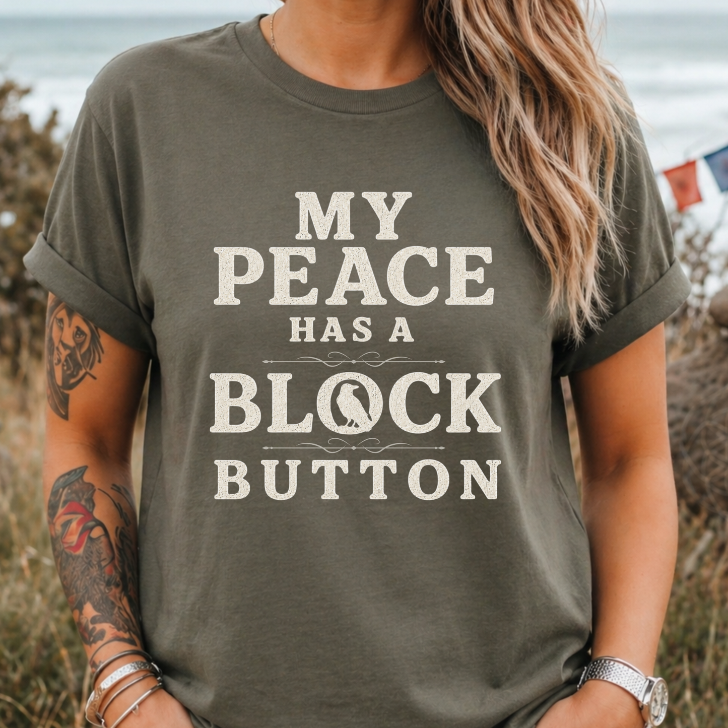 My Peace Has a Block Button T-Shirt