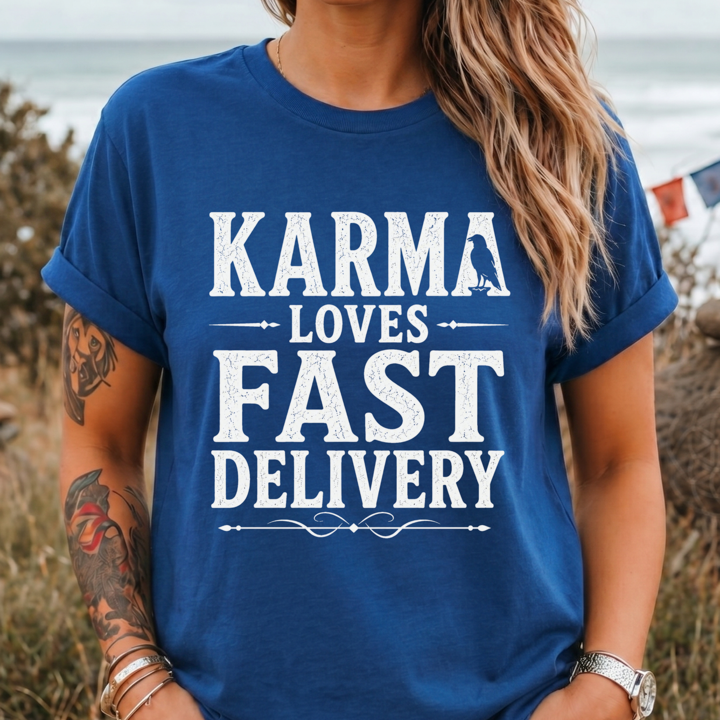 Karma Loves Fast Delivery T-Shirt