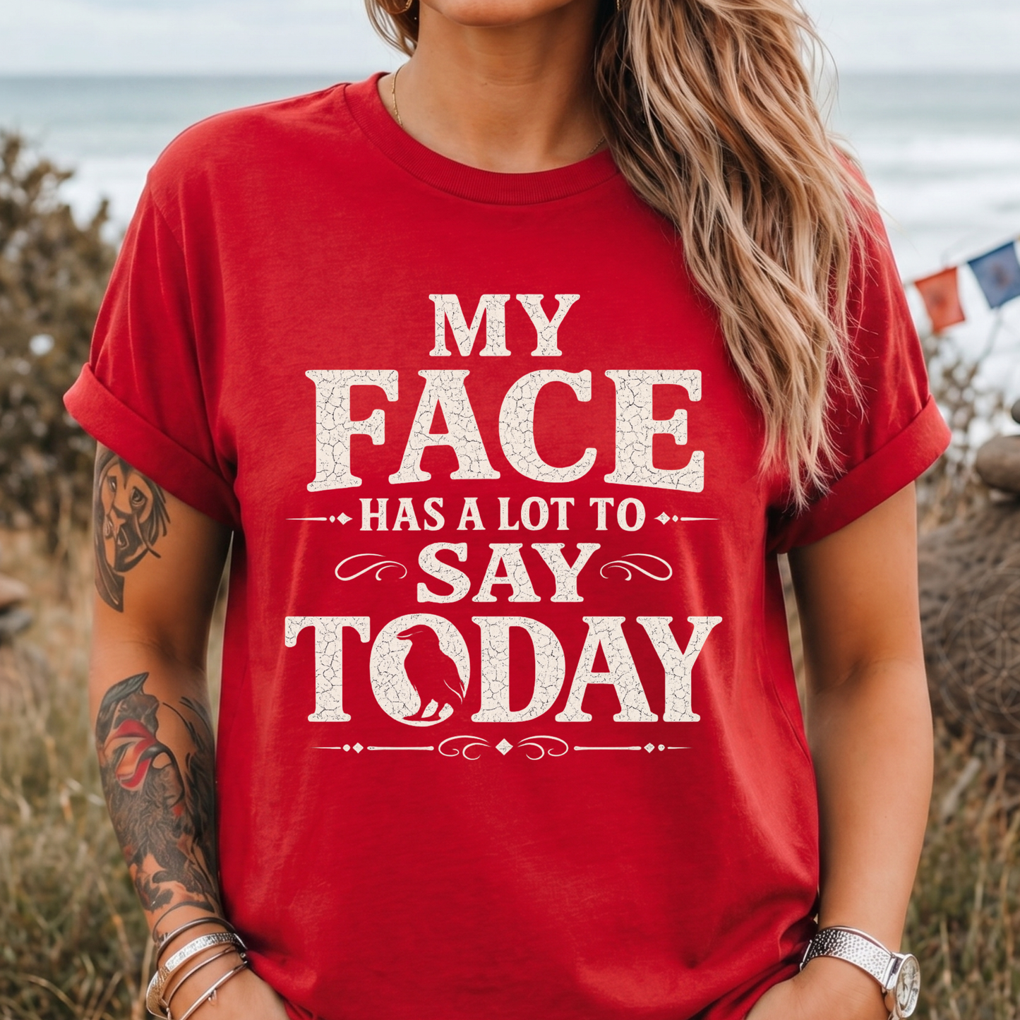 My Face Has a Lot to Say T-Shirt