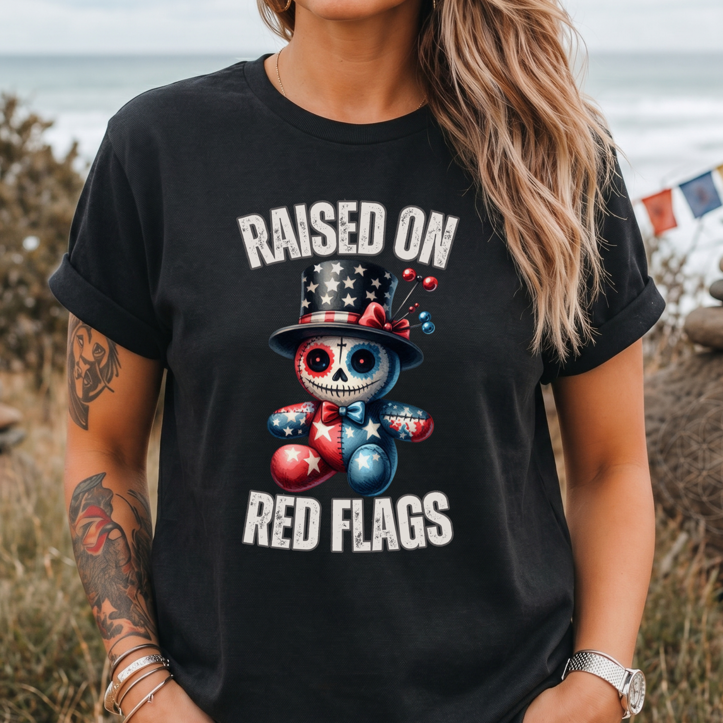 Raised On Red Flags T-Shirt