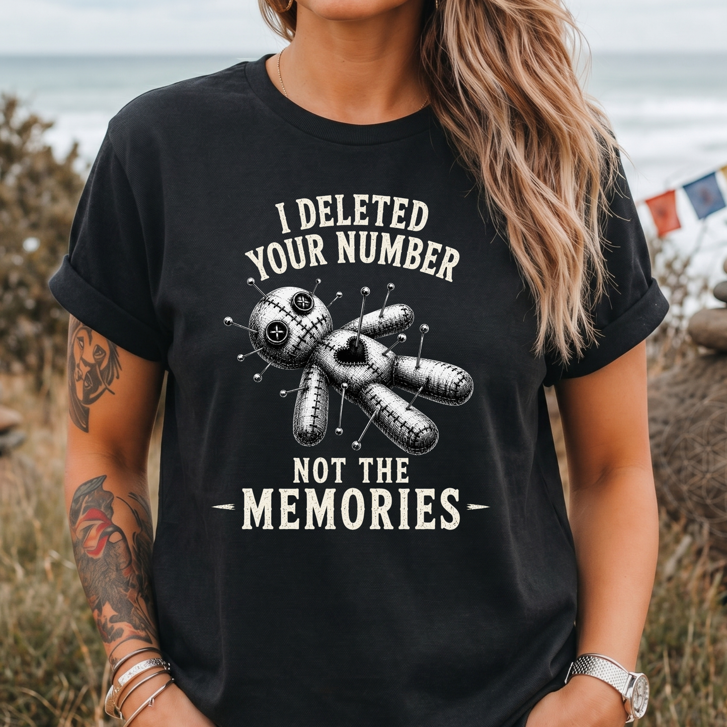 I Deleted Your Number Voodoo T-Shirt
