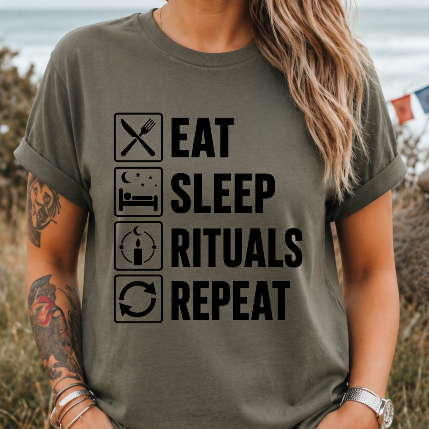 Eat Sleep Rituals Repeat T-Shirt