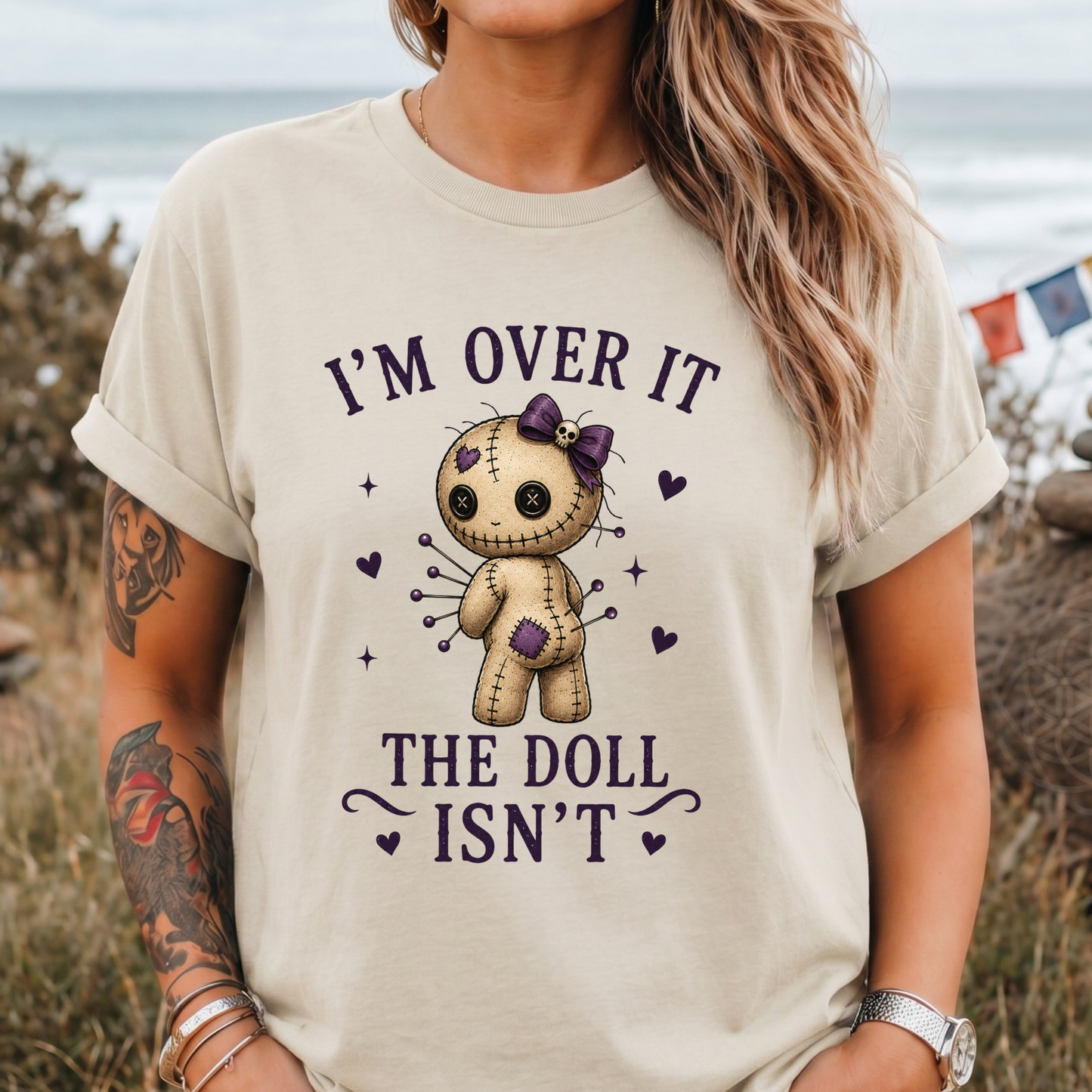 I'm Over It Cute Voodoo Doll T‑Shirt