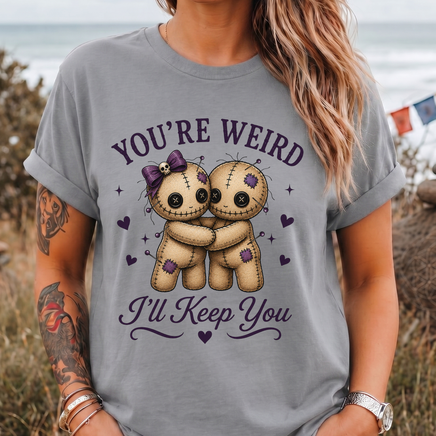 You’re Weird, I’ll Keep You Voodoo Couple T-Shirt