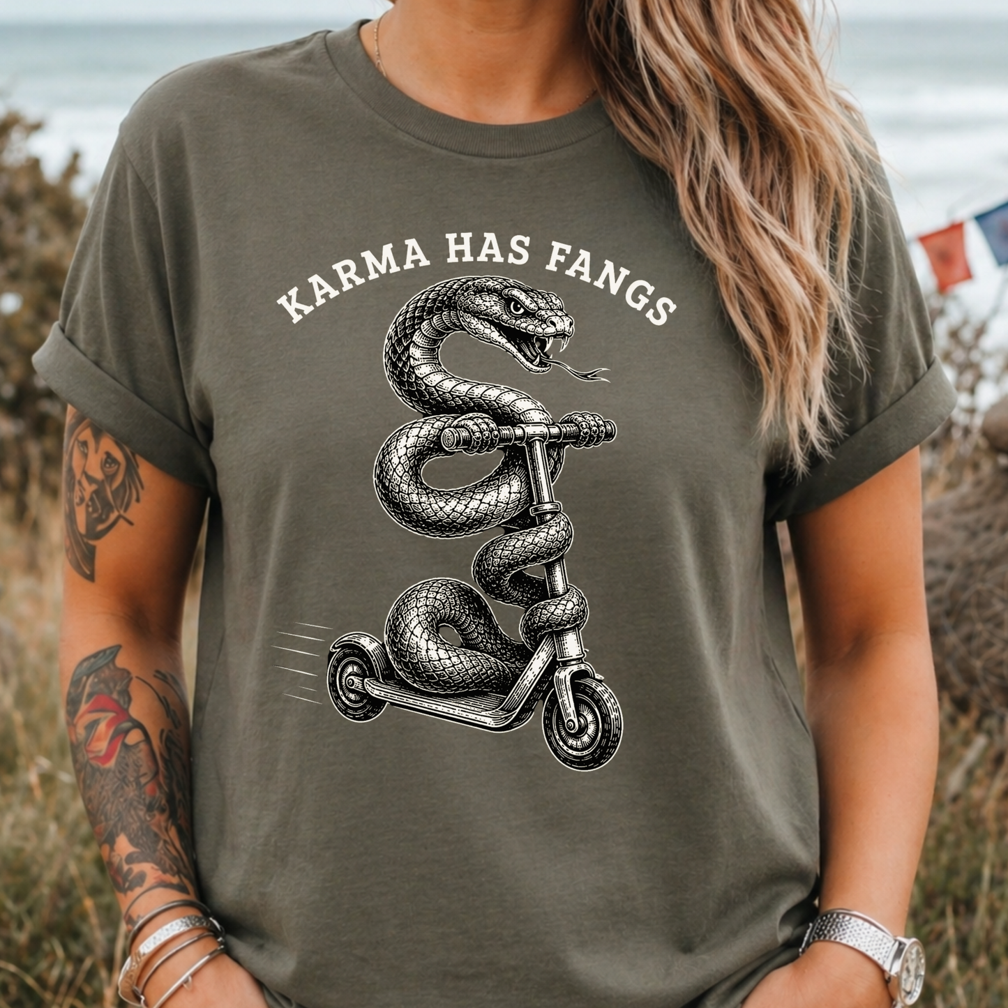 Karma Has Fangs T-Shirt