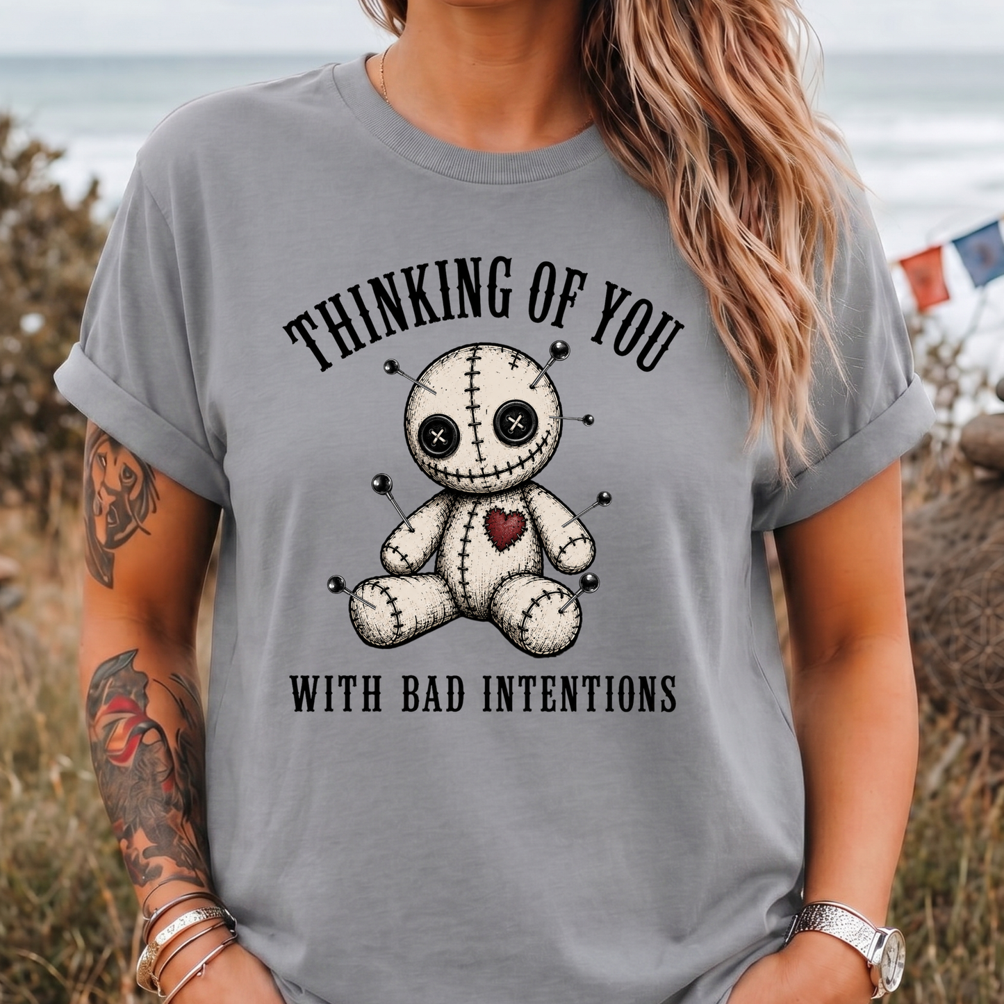 Bad Intentions Voodoo Doll T-Shirt
