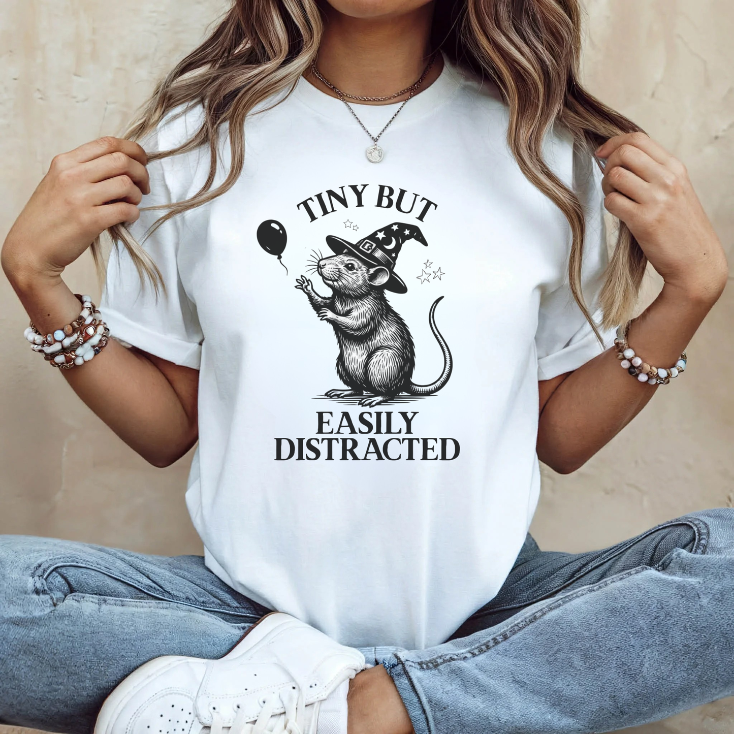 Tiny But Easily Distracted | Rat T-Shirt