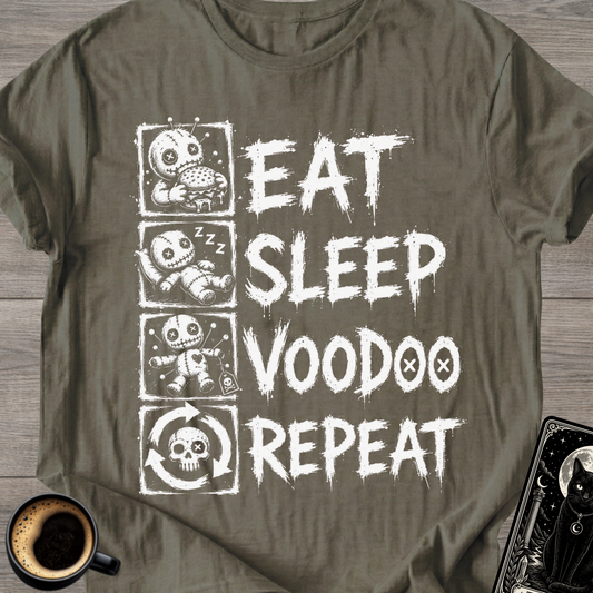 Eat Sleep Voodoo Repeat Humor T-Shirt