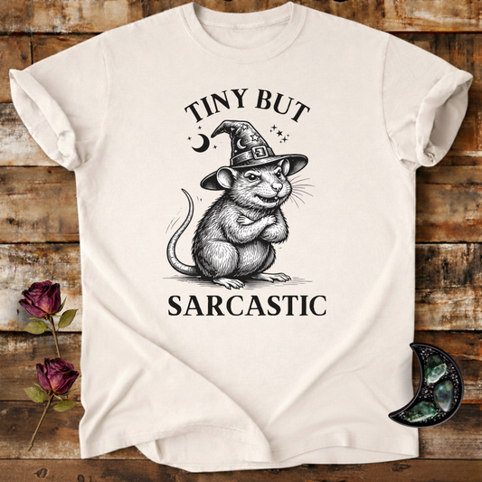 Tiny But Sarcastic Cute Rat T-Shirt