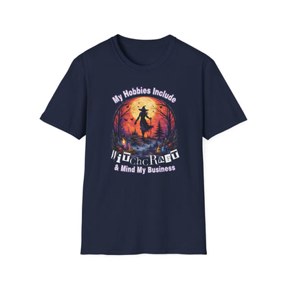 My Hobbies Include Witchcraft & Mind My Business | Witchy T-Shirt