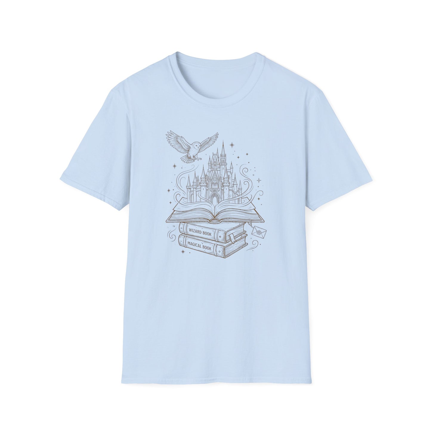 Fantasy Bookstack Owl | Witchy T-Shirt