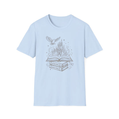 Fantasy Bookstack Owl | Witchy T-Shirt