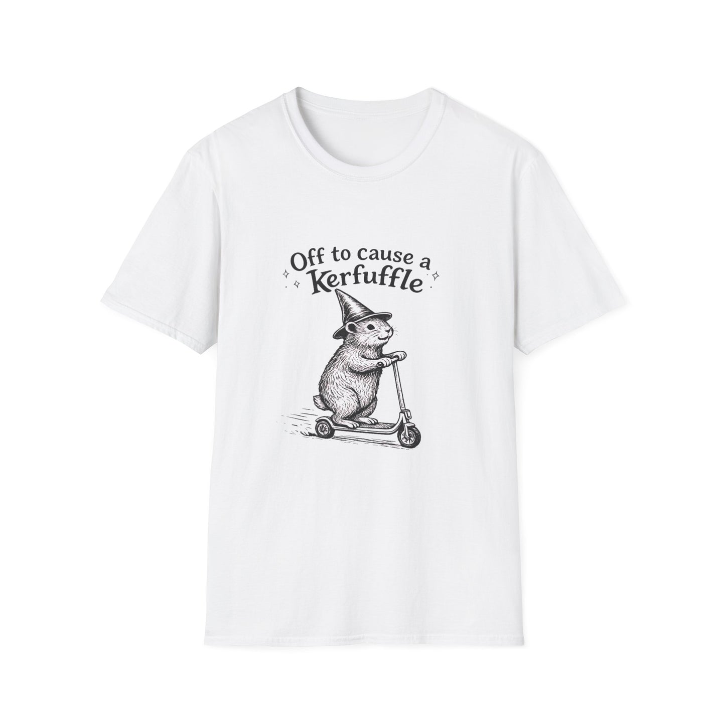 Off to Cause a Kerfuffle | Witchy Funny T-Shirt