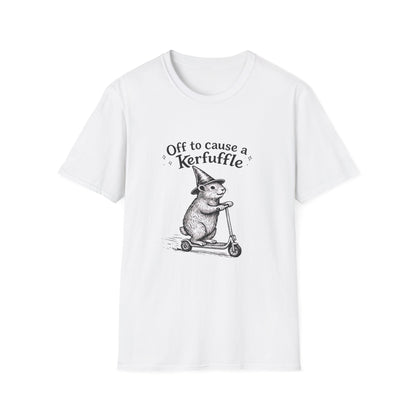 Off to Cause a Kerfuffle | Witchy Funny T-Shirt
