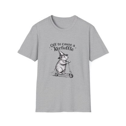 Off to Cause a Kerfuffle | Witchy Funny T-Shirt
