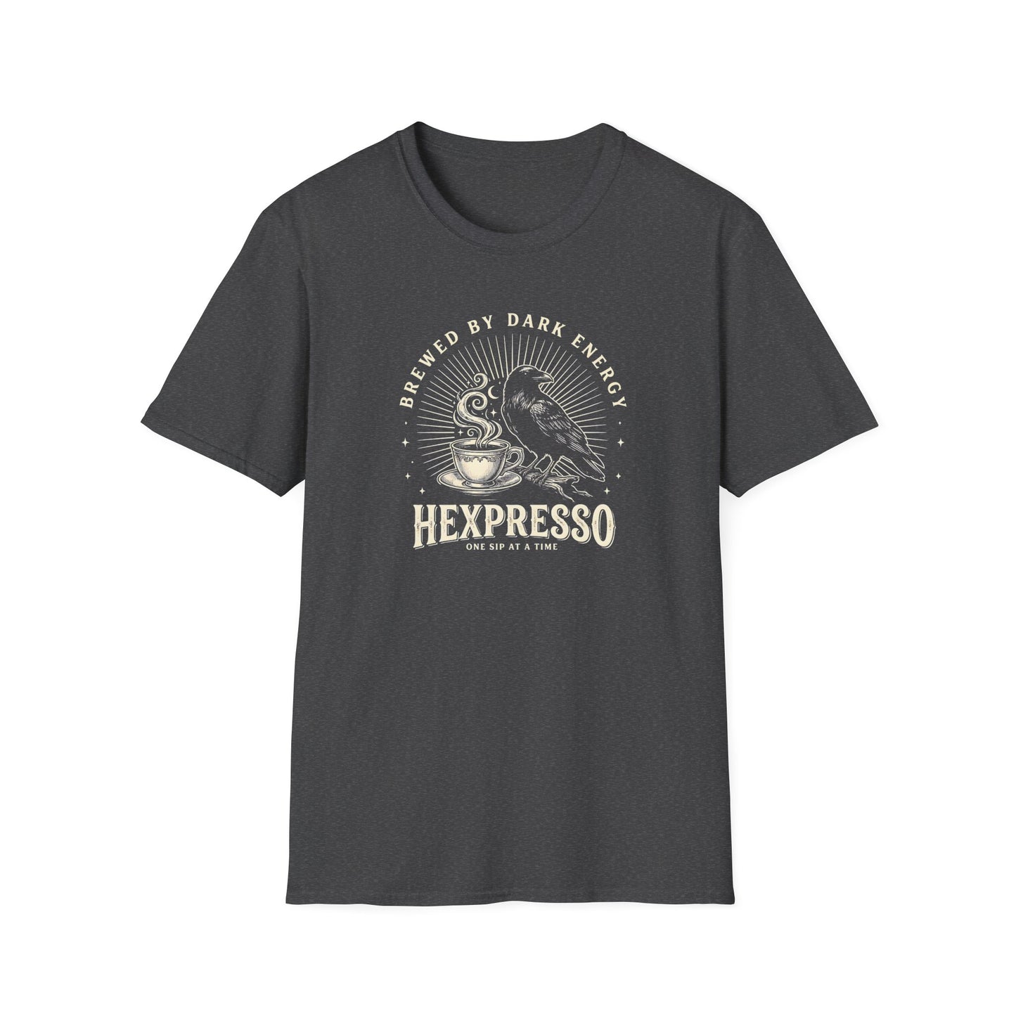 Hexpresso Coffee — 'Brewed by Dark Energy' | T-Shirt