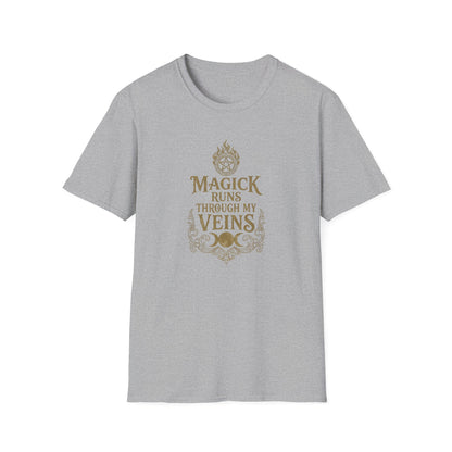 Magick Runs Through My Veins | Witchy T-Shirt
