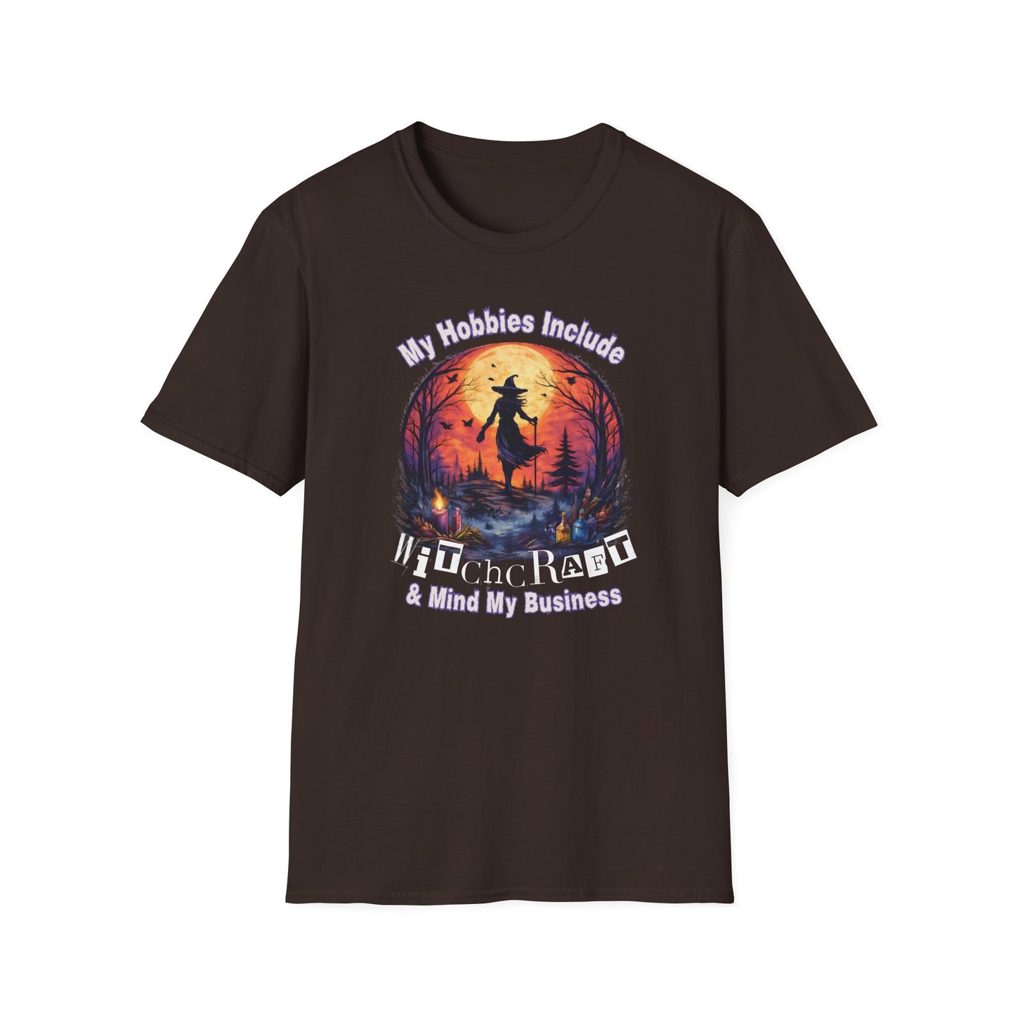 My Hobbies Include Witchcraft & Mind My Business | Witchy T-Shirt