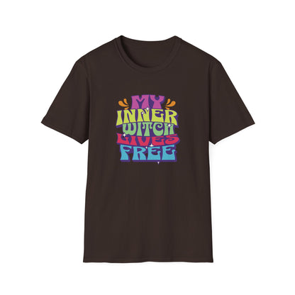 My Inner Witch Lives Free | Funny T-Shirt