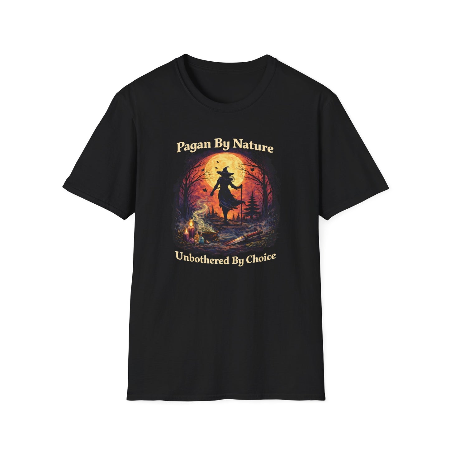 Pagan By Nature - Unbothered By Choice | Witchy T-Shirt