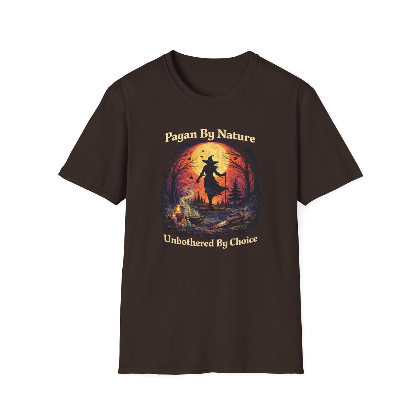 Pagan By Nature - Unbothered By Choice | Witchy T-Shirt