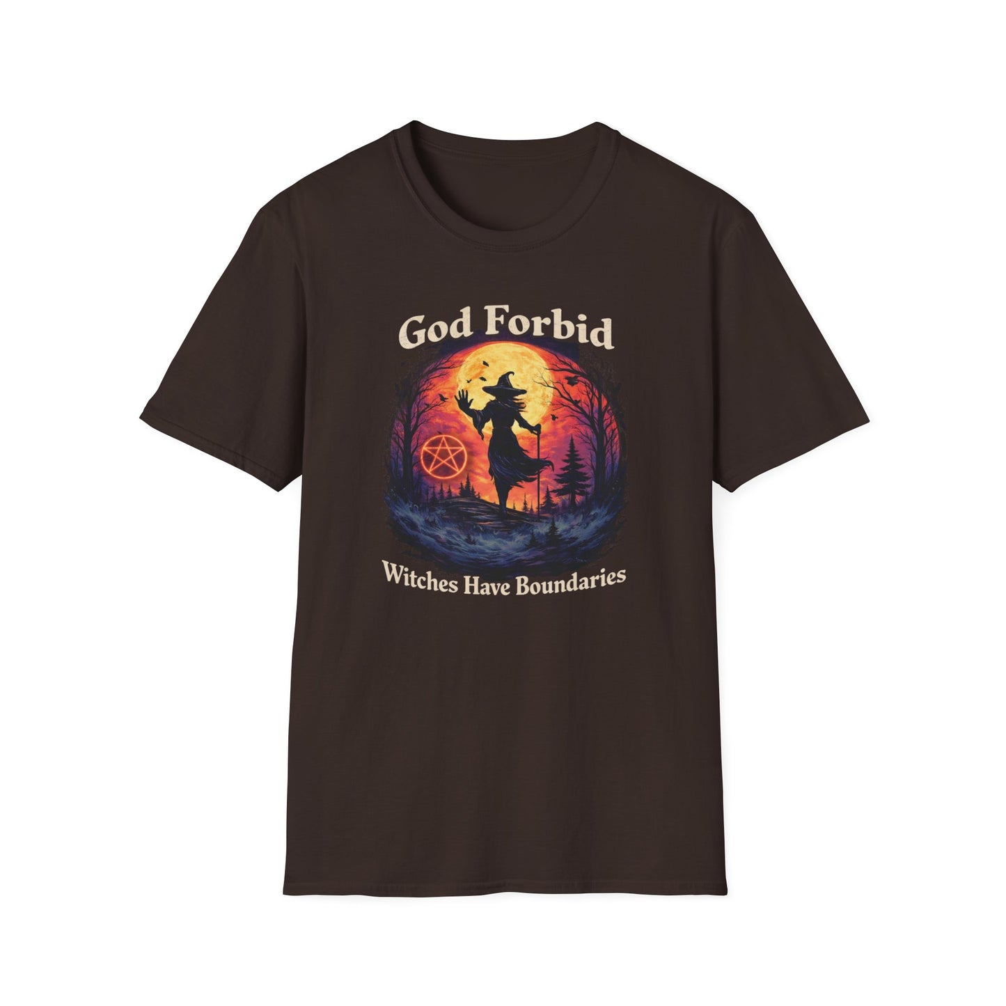 God Forbid — Witches Have Boundaries | Witchy T-Shirt