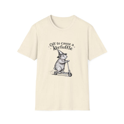 Off to Cause a Kerfuffle | Witchy Funny T-Shirt