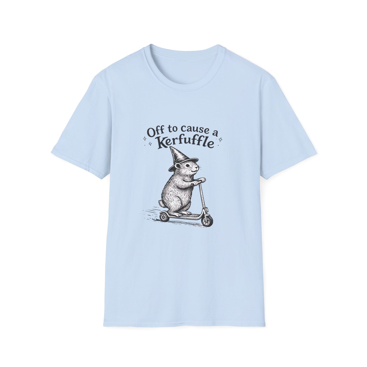 Off to Cause a Kerfuffle | Witchy Funny T-Shirt