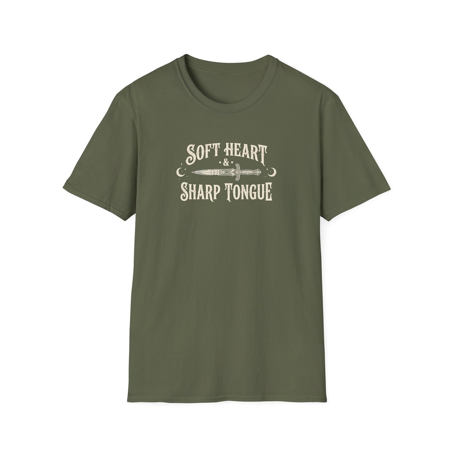 Soft Heart Sharp Tongue | Funny T-Shirt