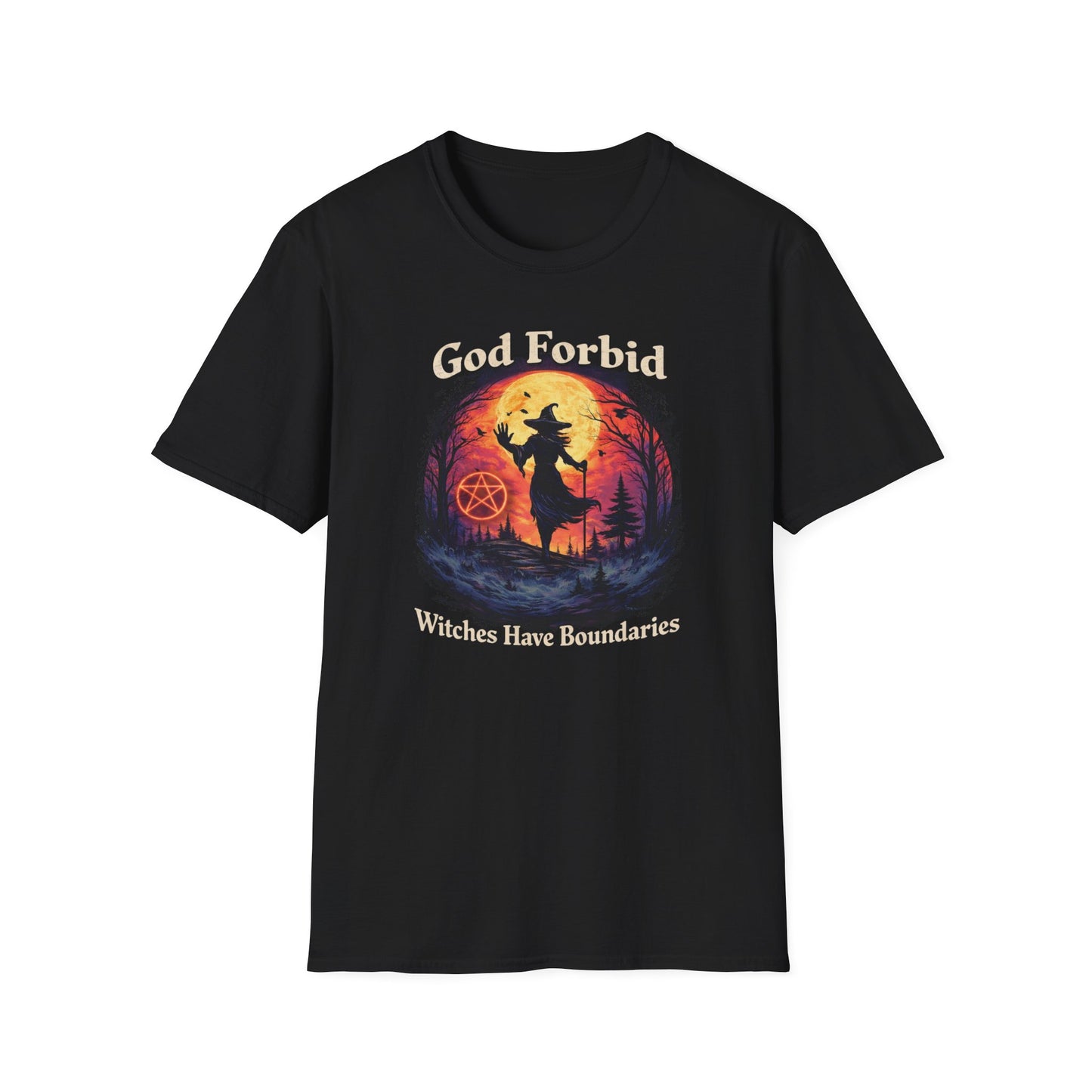God Forbid — Witches Have Boundaries | Witchy T-Shirt