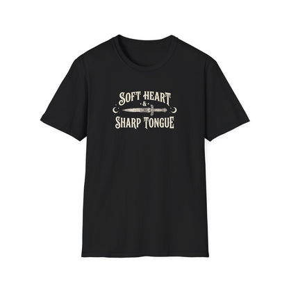 Soft Heart Sharp Tongue | Funny T-Shirt