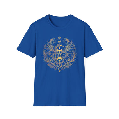 Celestial Snake Moon Phase | Symbol T-Shirt