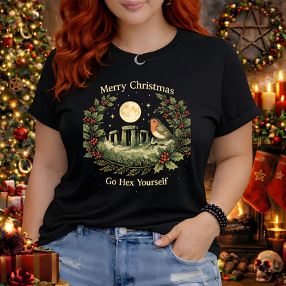 Merry Christmas, Go Hex Yourself | Funny Christmas T-Shirt