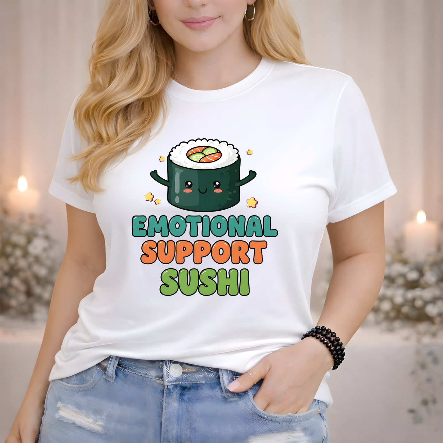 Emotional Support Sushi | Cute T-Shirt