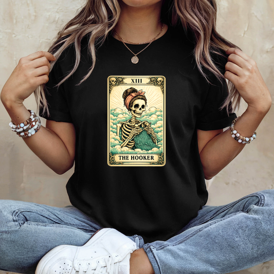 Tarot Skeleton 'The Hooker' Graphic | Funny T-Shirt