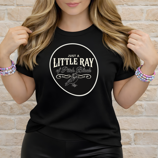 Just a Little Ray of Pitch Black | Gothic T-Shirt