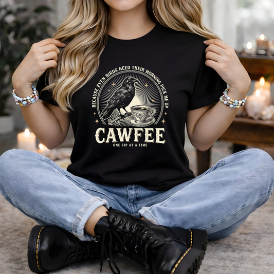 Cawfee Raven | Coffee T-Shirt