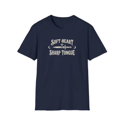 Soft Heart Sharp Tongue | Funny T-Shirt