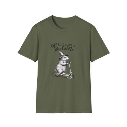 Off to Cause a Kerfuffle | Witchy Funny T-Shirt