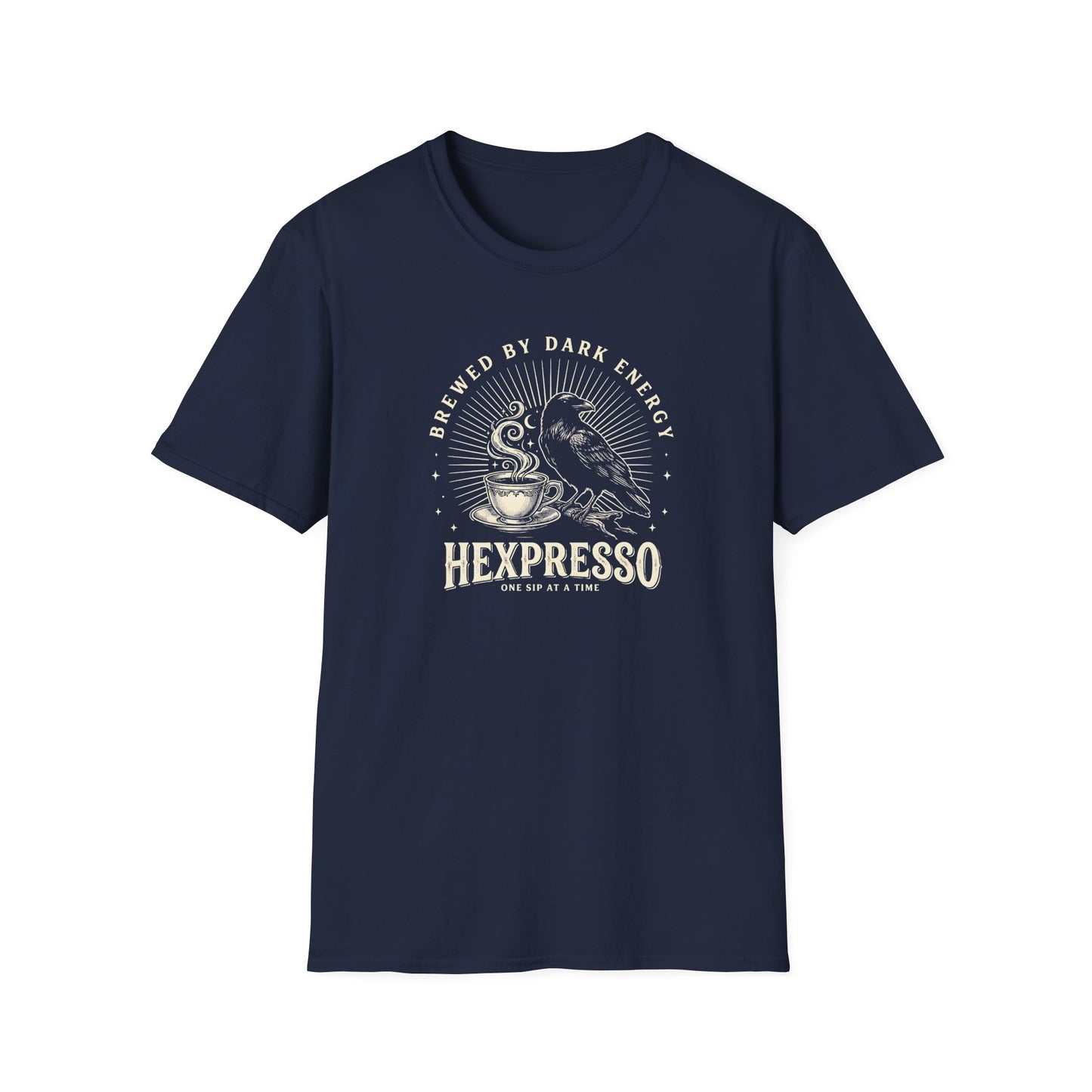 Hexpresso Coffee — 'Brewed by Dark Energy' | T-Shirt