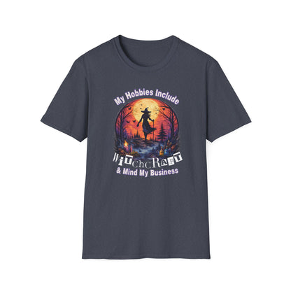 My Hobbies Include Witchcraft & Mind My Business | Witchy T-Shirt
