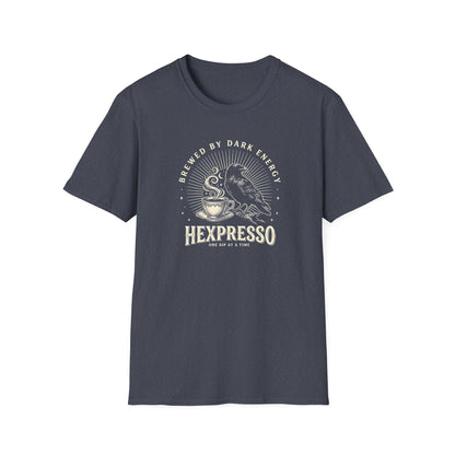 Hexpresso Coffee — 'Brewed by Dark Energy' | T-Shirt