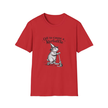 Off to Cause a Kerfuffle | Witchy Funny T-Shirt