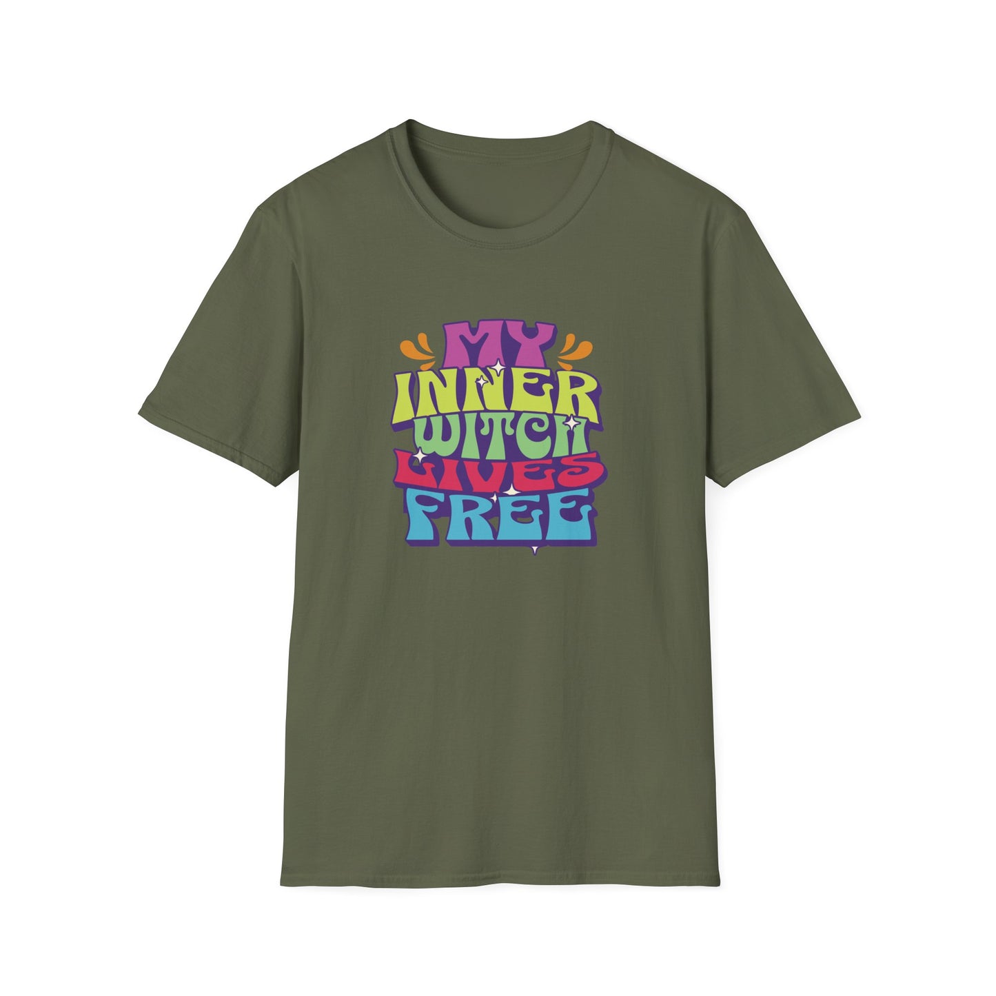 My Inner Witch Lives Free | Funny T-Shirt