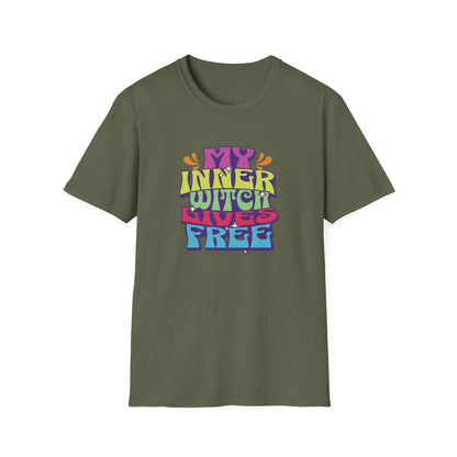 My Inner Witch Lives Free | Funny T-Shirt